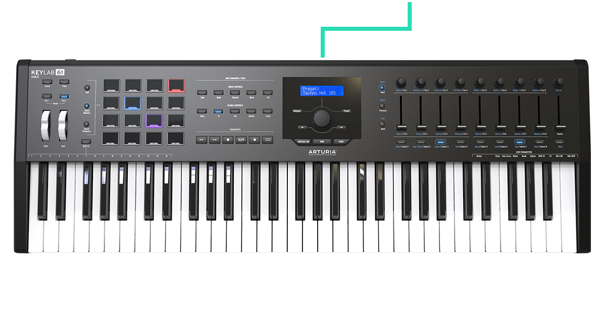 Arturia KeyLab Mk II 61 Black