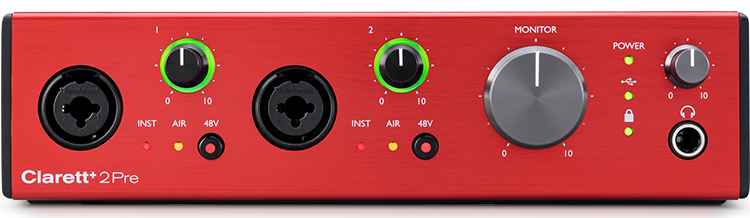 Focusrite Clarett+ 2Pre