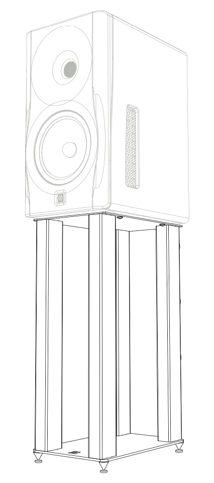 Dutch & Dutch 8c speaker stand (Pair)