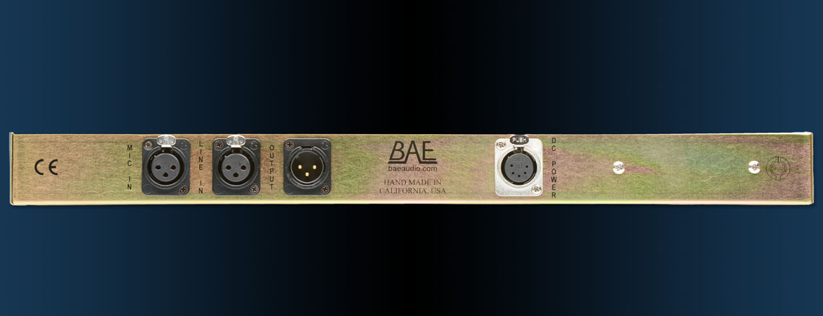 BAE Audio 1028 19" 1RU rack w/power supply (B-Ware)